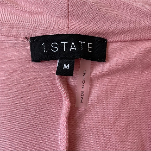 1. State Blush Pink Sleeveless Blouse size M NWT - Picture 2 of 8